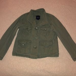 Girls Army Green Jacket
